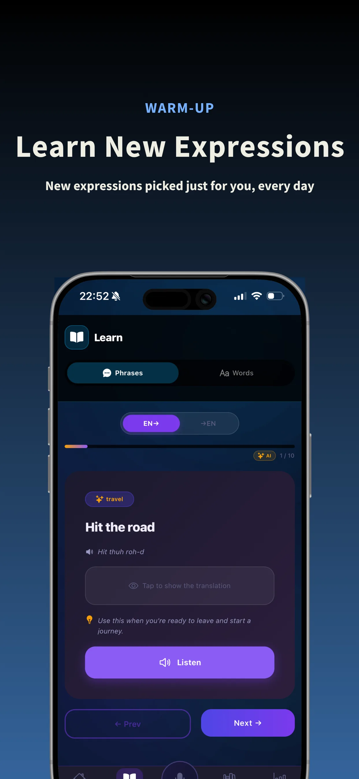 Talk with AI avatars